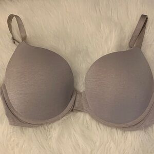 Victoria Secret Push Up Bra 36 C light purple/ gray